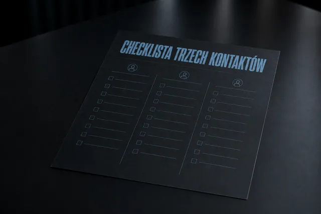 Checklista Trzech Kontaktów